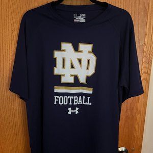 Under Armour Mens Notre Dame Football T-Shirt